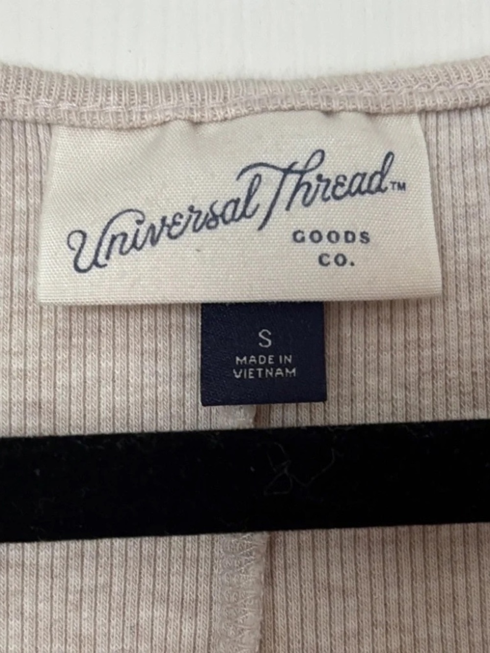 Universal Thread Cream Button-Front Midi Dress - Picture 2 of 3